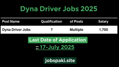 Dyna Driver Jobs 2025
